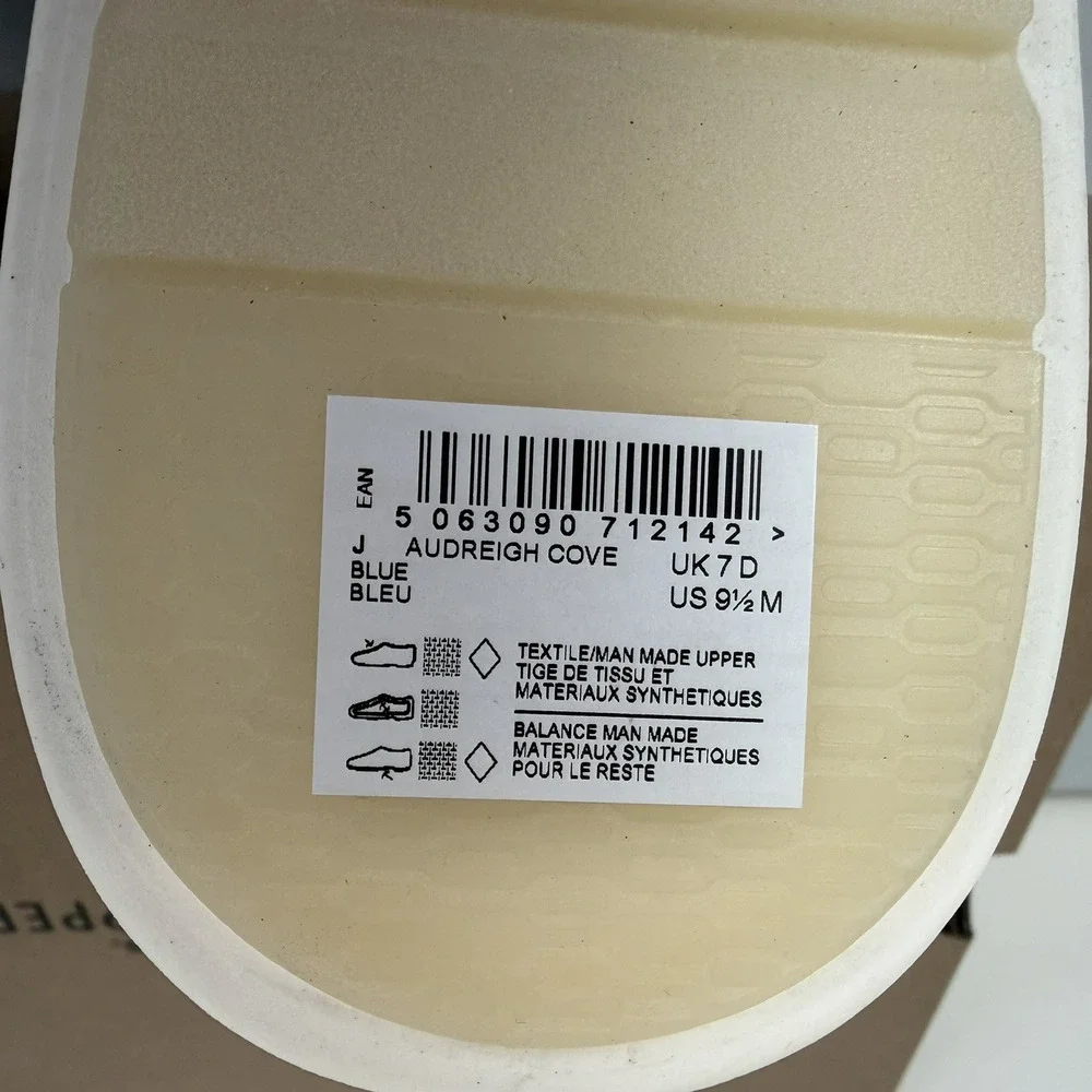 Clarks‎ Womens Audreigh Cove Blue Active Shoes Size 9.5 Comfort Casual Cushion